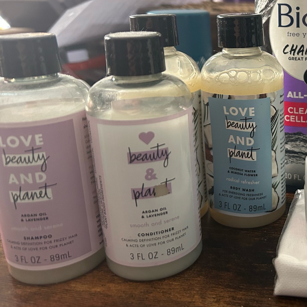 Love beauty and planet travel size bundle
